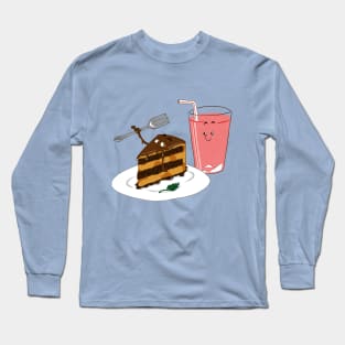 Peanut Butter Choc Cake w/ Kool-aid Long Sleeve T-Shirt